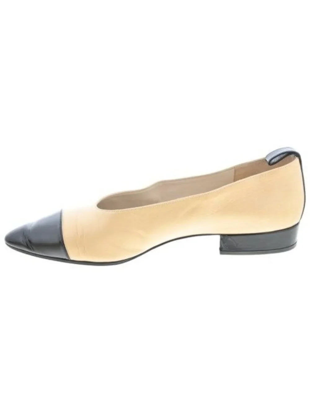 Chanel Pumps Heel Beige